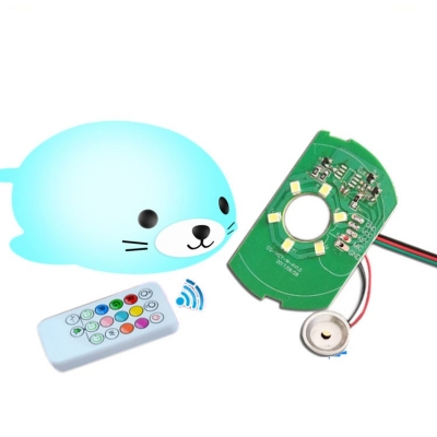 Silicone colorful color changing atmosphere lamp, pat lamp, small night lamp program development and design