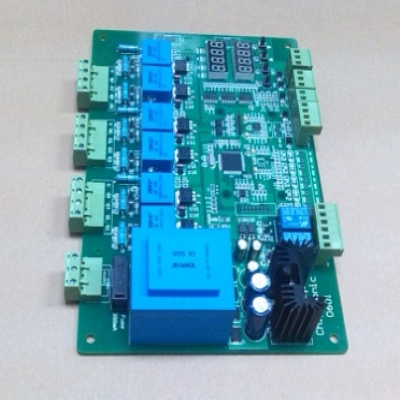 Single-phase thyristor control board of magnetic particle flaw detector (four-pulse control, excitation or demagnetization function)