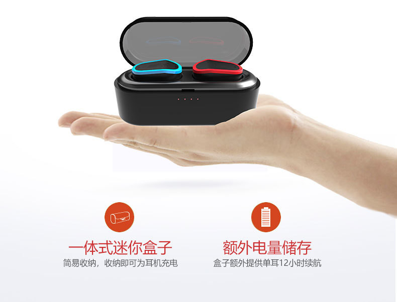 True wireless touch Bluetooth headset P05